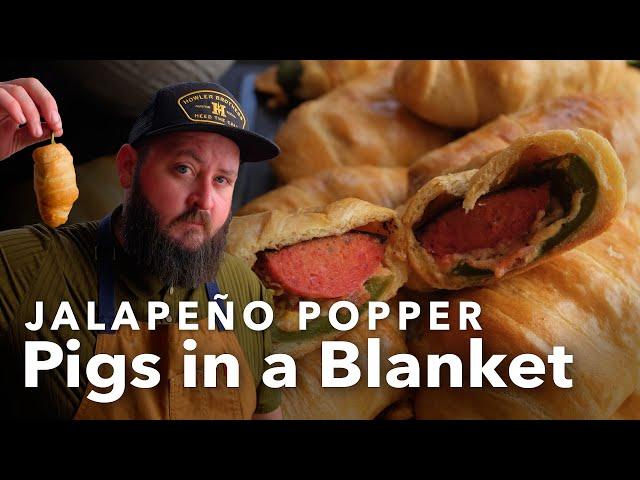 Jalapeno Popper Pigs in a Blanket | Chef Tom x All Things Barbecue