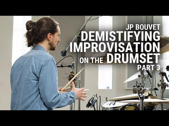 Meinl Cymbals - JP Bouvet Masterclass - "Demystifying Drum Set Improvisation at 5 Levels" - Part 3/5