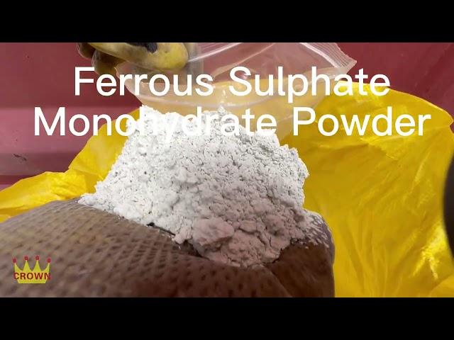 Went to the port to see the goods! Ferrous Sulphate Monohydrate Powder!!