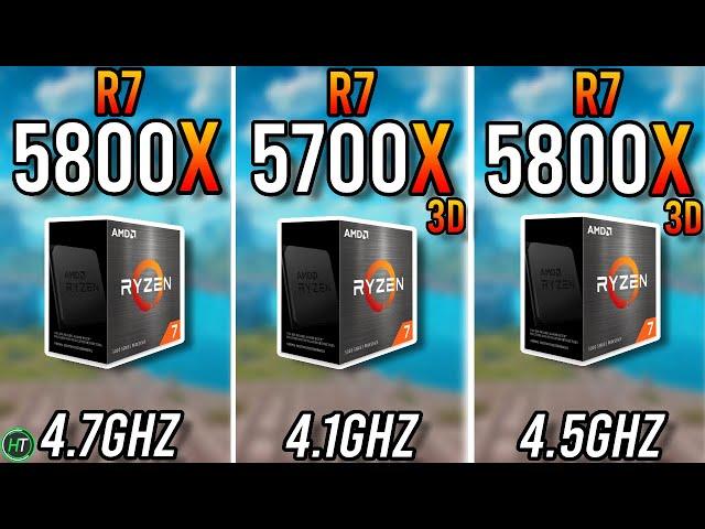 Ryzen 7 5800X vs Ryzen 7 5700X3D vs Ryzen 7 5800X3D