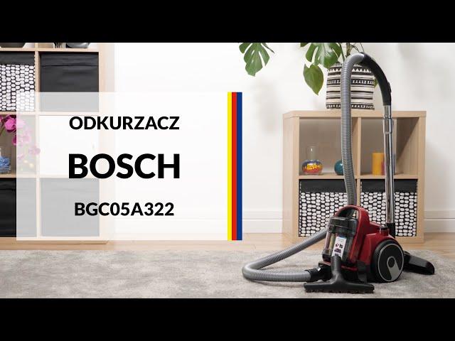 Odkurzacz Bosch BGC05A322 – dane techniczne – RTV EURO AGD