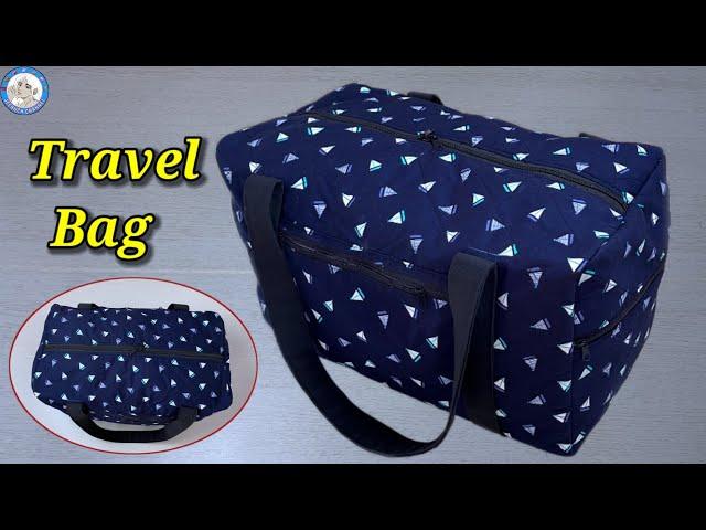 Easy to Make a Large Travel Bag | Diy Large Travel Bag | Sewing Cloth Bags Tutorial