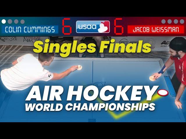 Professional Air Hockey - 2023 Worlds - FINALS - Jacob Weissman vs Colin Cummings