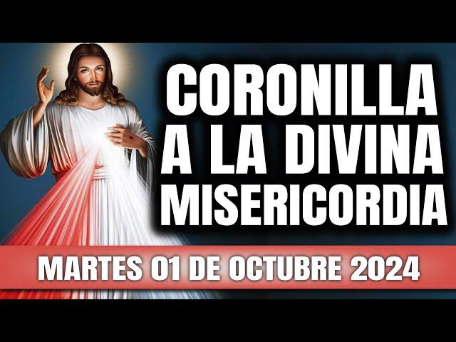 CORONILLA A LA DIVINA MISERICORDIA DE HOY MARTES 01 DE OCTUBRE 2024 - EL SANTO ROSARIO DE HOY