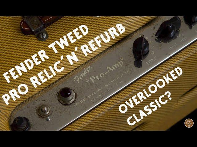 How to relic a Tweed Amp - 1952 Fender Tweed Pro