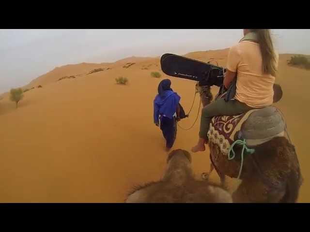 Sandstorm & sandboarding through the Sahara Desert - Erg Chebbi Morocco Camel Trek