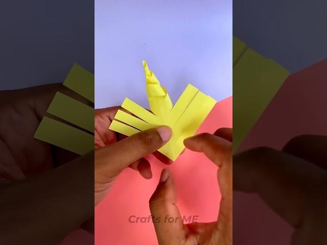 Rainbow 3D Snowflake Paper Crafts ️ #shorts #shortsfeed #origami #christmascraft #craftsforme