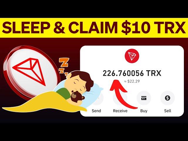 Sleep & Claim $10 worth TRX Daily - Dyno Airdrop | 2023 - No Mining | Crypto News