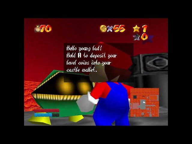 SM64: Beyond the Cursed Mirror - Course 1: Red-Hot Reservoir [Part 1/2] + Shell Sewers