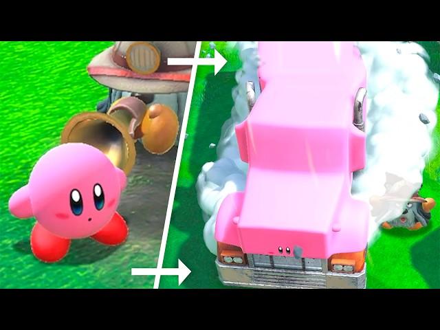 Kirby, but Getting Hit Randomizes Kirby..