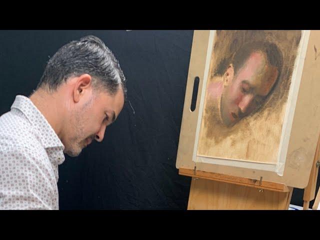 Youtube Live Painting Demo with Luis Borrero.