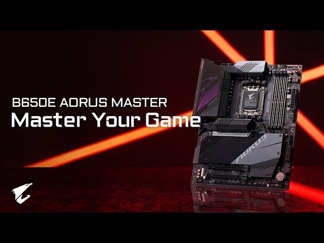 Introducing #B650E AORUS #MASTER - Master your Game | Product Overview