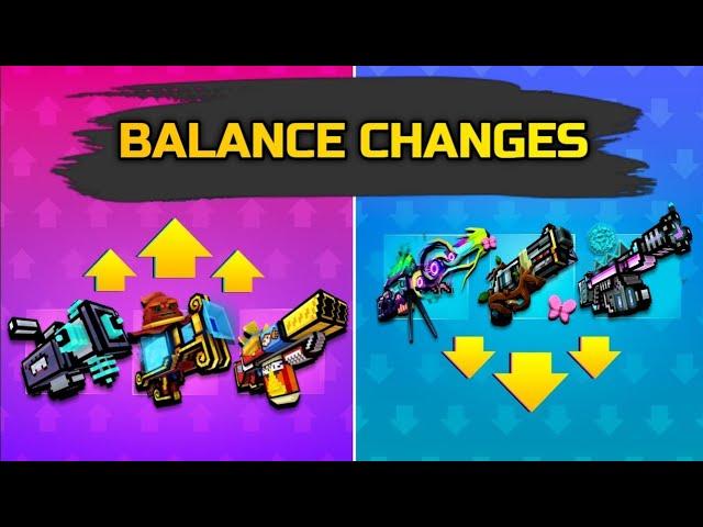 NEW BALANCE CHANGES - PIXEL GUN 3D