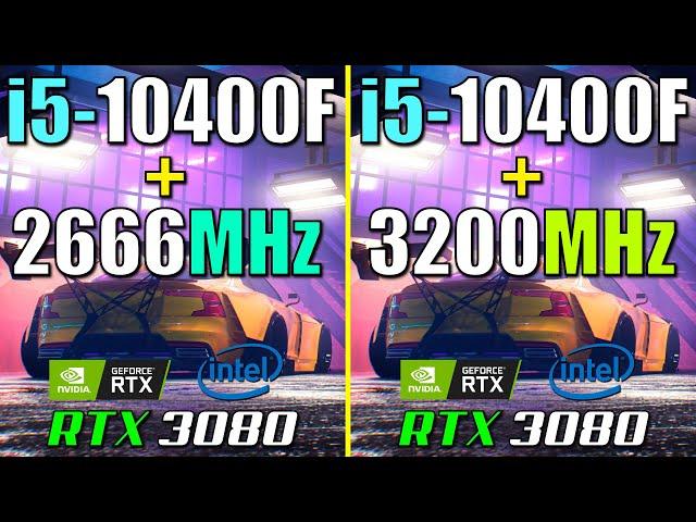 i5 10400F | 2666MHz vs. 3200MHz | Does RAM Speed Matter?