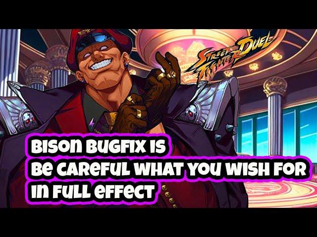 OVERLORD BISON FIXED Now you are in for a world of pain Street Fighter Duel