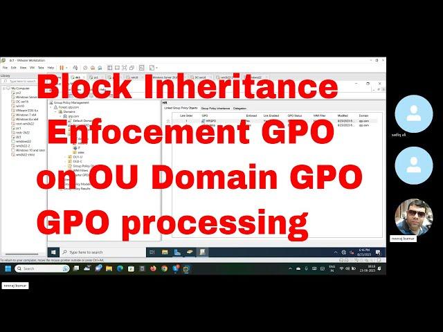 How to apply GPO with Enforcement ,Block inheritance