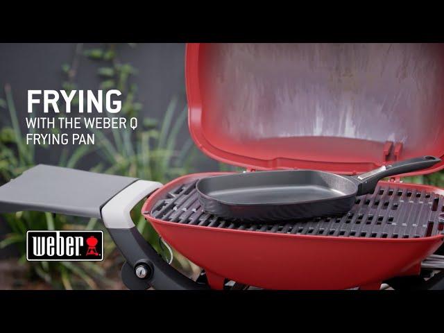 Frying with the Weber Q Frying Pan