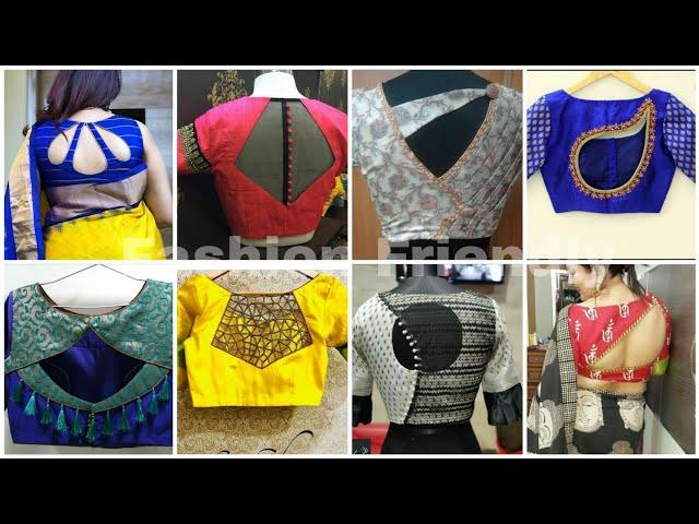 Blouse designs 2019 | Blouse back neck designs | Latest blouse designs 2019 - Fashion Friendly