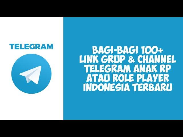 Bagi Bagi Link Grup Telegram RP (roleplayer) Indonesia