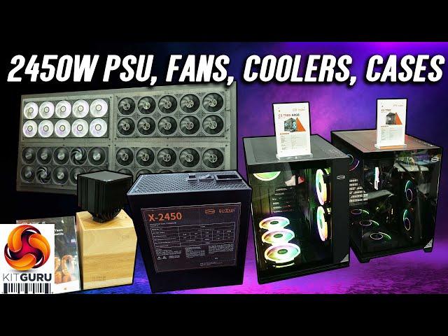 Computex 2025: PC Cooler - Anime Coolers, Glass Cases & 2450W Monster PSU