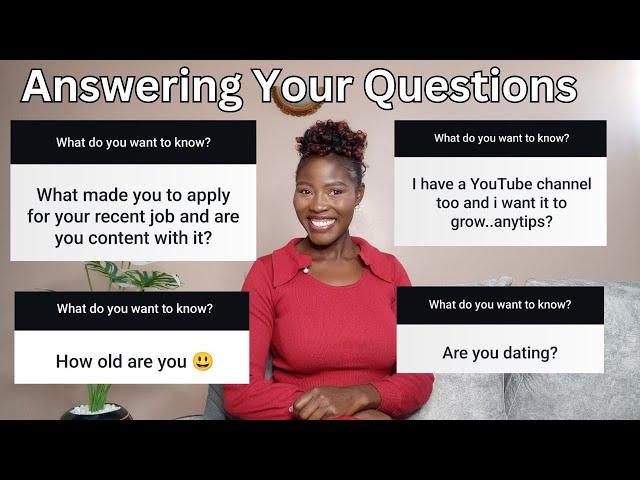 Q& A / Answering Your Questions / Thank You For 12,000 Subscribers / Linda Mary/ Kenyan YouTuber