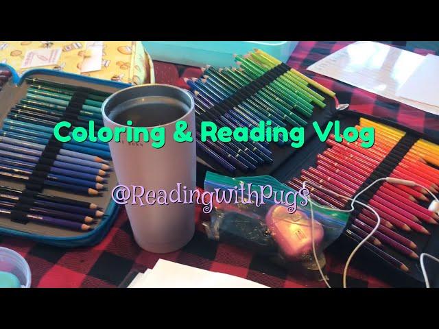 Coloring & Reading Vlog- January 2021