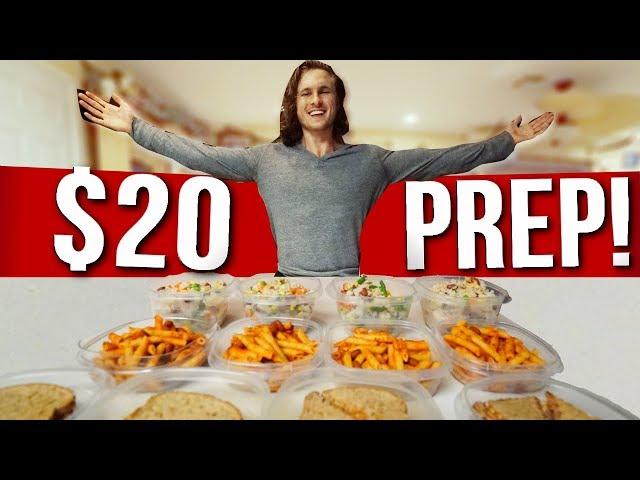 $20 FOR A WEEK OF VEGAN FOOD | Cheap & Easy Meal Prep!