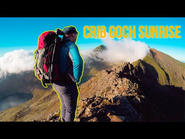 Crib Goch Sunrise and ridge walk