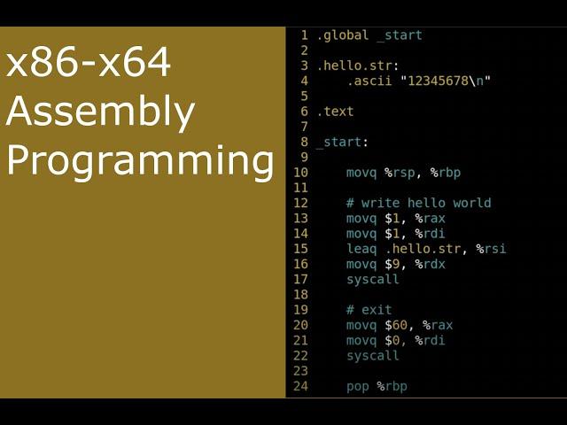 x86-64 Assembly (ASM) 7 - Input