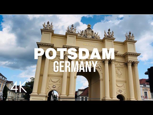 Walk Potsdam Germany  4K #4kwalk #walking #citywalk #germany #4ktour  #potsdam #brandenburgertor