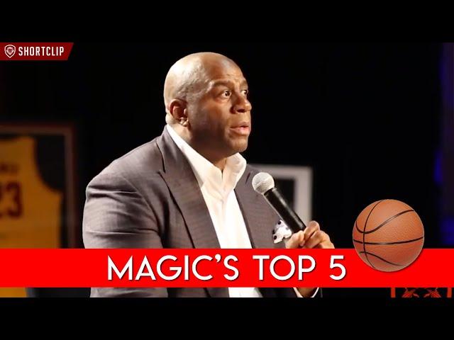 Magic Johnson's top 5 players