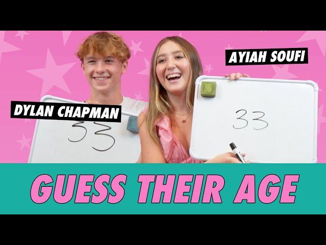 Ayiah Soufi vs. Dylan Chapman - Guess Their Age