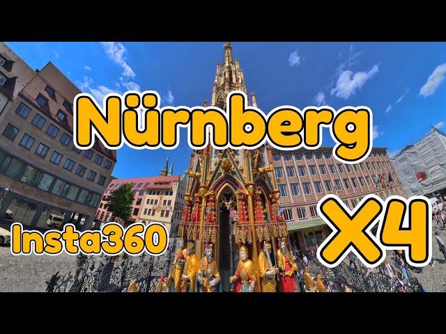 Nürnberg Altstadt Unterwegs mit der neuen Insta360 X4  4K