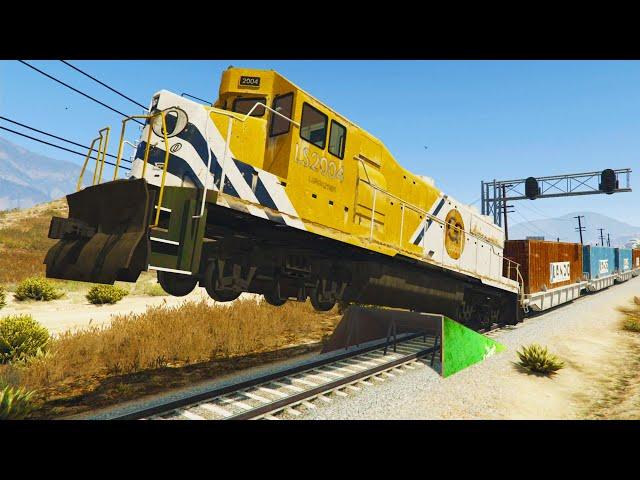 I Figured Out How To Stop The Train In GTA 5!