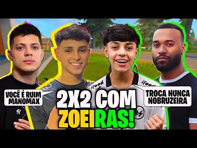 MANOMAX MESMO TRAVADO AMASSOU NOBRU E CEROL INCRIVELMENTE NESSE 2X2! FT. GURAS!