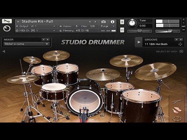 Native Instruments Studio Drummer - Demo