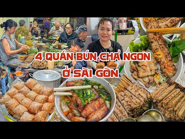 Tổng hợp 4 quán BÚN CHẢ NƯỚNG THAN ở Sài Gòn, Toàn Quán Ngon Phải Thử | Địa điểm ăn uống