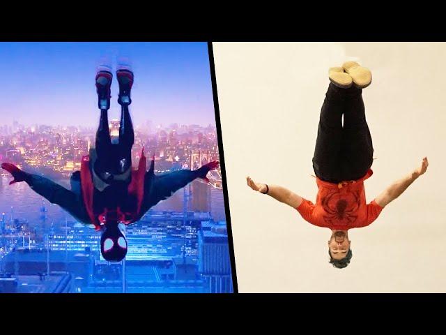 Spider-Man: Into the Spider-Verse Stunts In Real Life (Part 2)