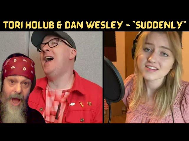 SOOO GOOD!-(REACTION)-Suddenly by Tori Holub & Dan Wesley (Olivia Newton-John & Cliff Richard cover)