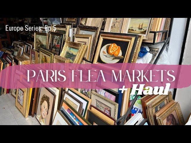Shopping Paris Flea Markets | Amazing Haul! | Thrift with Me
