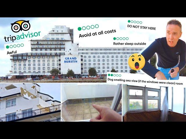 The WORST RATED Hotel In The UK? Grand Burstin Hotel - Folkestone