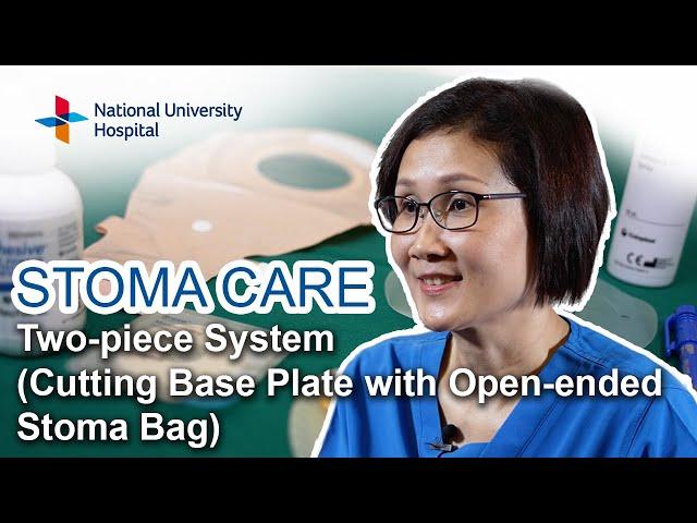 Stoma Care - Two-piece System (Cutting Base Plate With Open-ended Stoma bag)