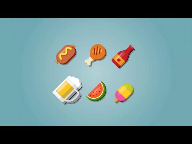 How to make a Food Icons Set Vector in Illustrator