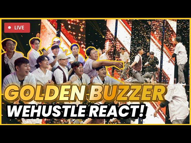 WEHUSTLE LIVE REACTION | GOLDEN BUZZER INDONESIA'S GOT TALENT 2022