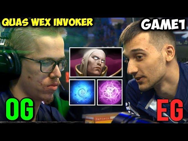 OG vs EG #TI8 | Classic Topson Quas Wex Invoker | THE INTERNATIONAL 2018