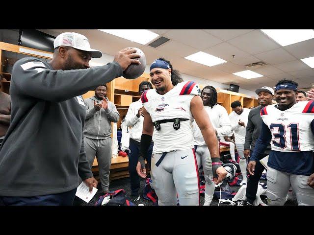 EXCLUSIVE: Inside the Patriots Locker Room After the Win vs. Chicago Bears | NFL Week 10