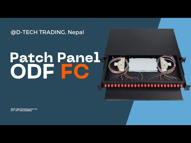 Patch Panel ODF 24 Core FC UPC | D-TECH TRADING