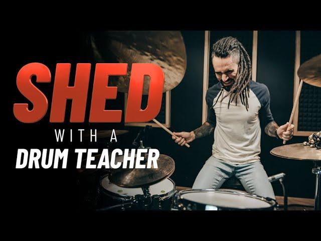 Practice Drum Solos With Me! | 60BPM | Shed Series #drumshed #orlandodrummer #drumsolo