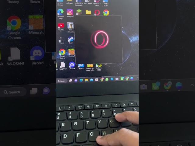 Opera gx opening animation