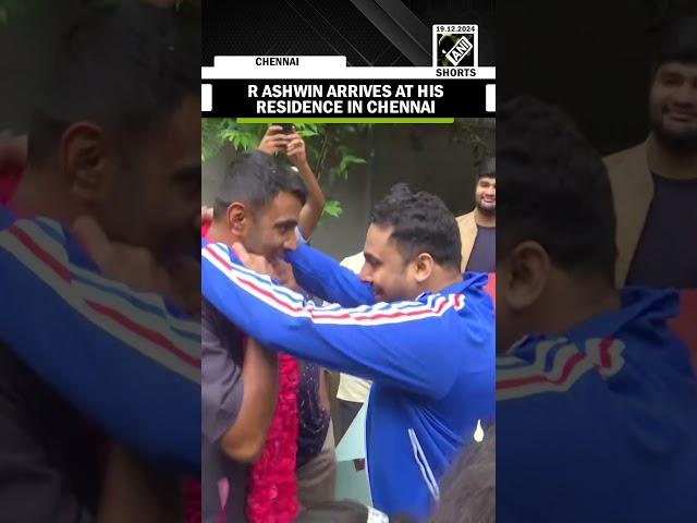 “Great sense of relief …” Cricketer R Ashwin returns home after announcement of retirement